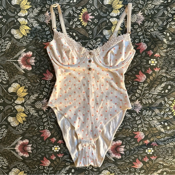 Vintage Tops - Vintage Italian Bustier Bodysuit